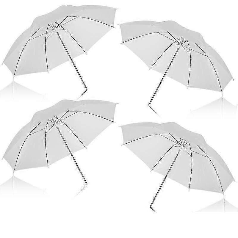 33?? Soft Umbrella White Translucent 4-Pack for Studio Photography Lighting