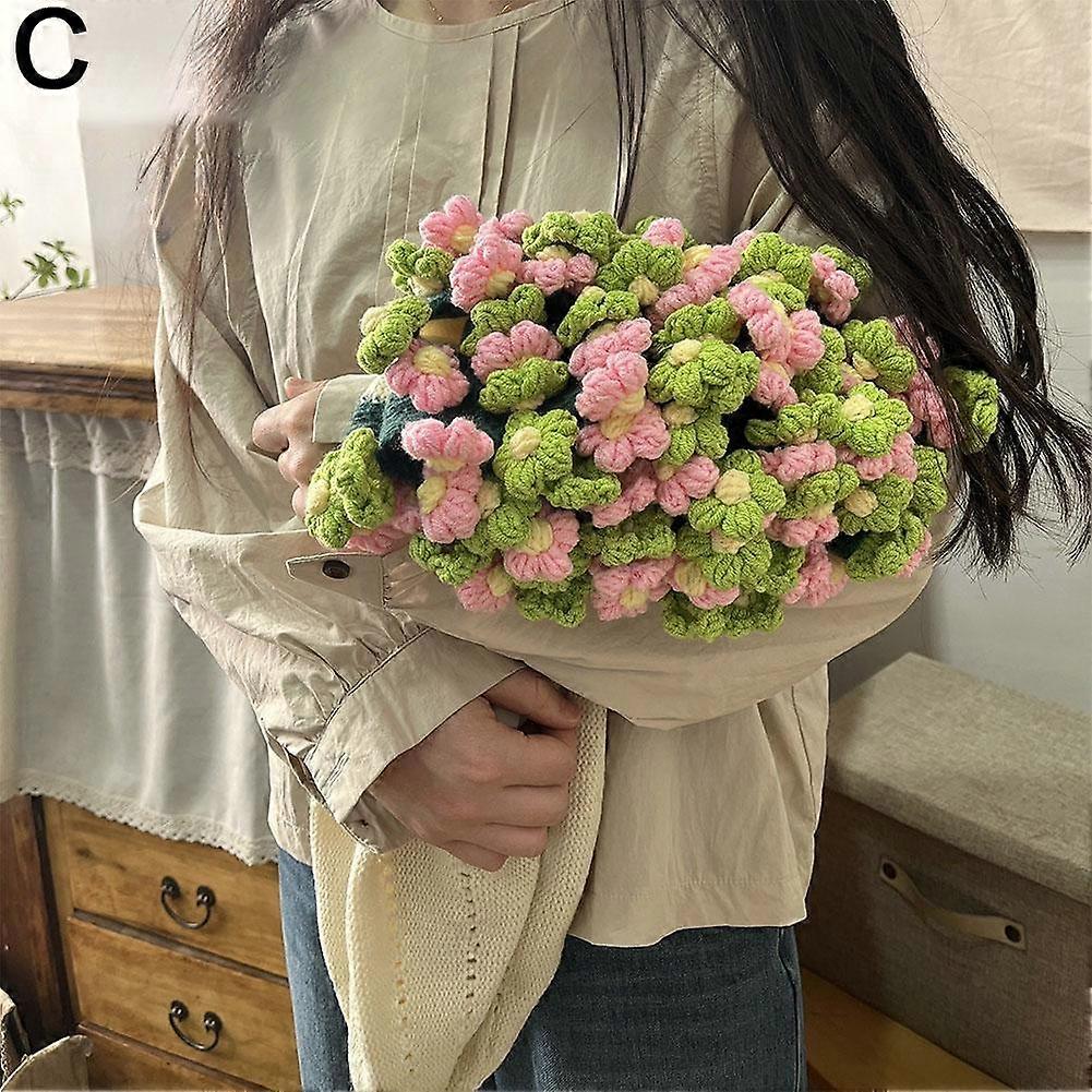 Häkeln Strauß von Gänseblümchen Häkelstrauß Decke Handgemachte Blume Throw Decke