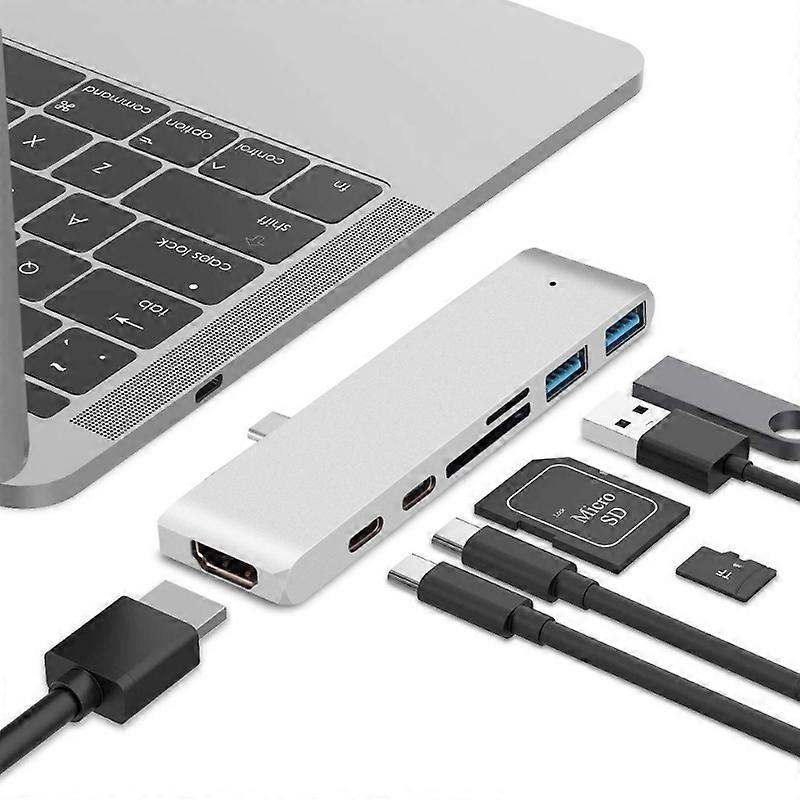 TYPE-C to 4K HDMI HUB TF/SD Card Reader for MacBook Pro