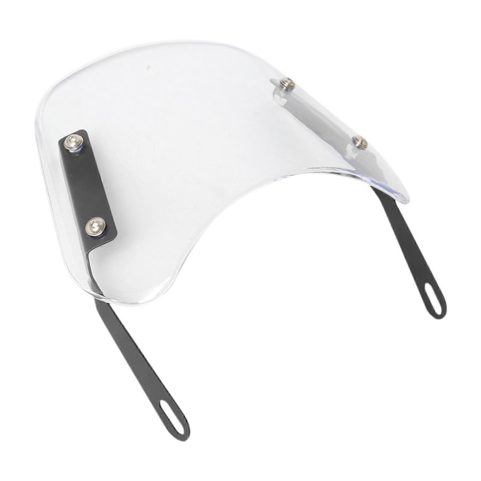 Motorcycle Windshield Wind Deflector W/ Mounting Bracket Easy to Install