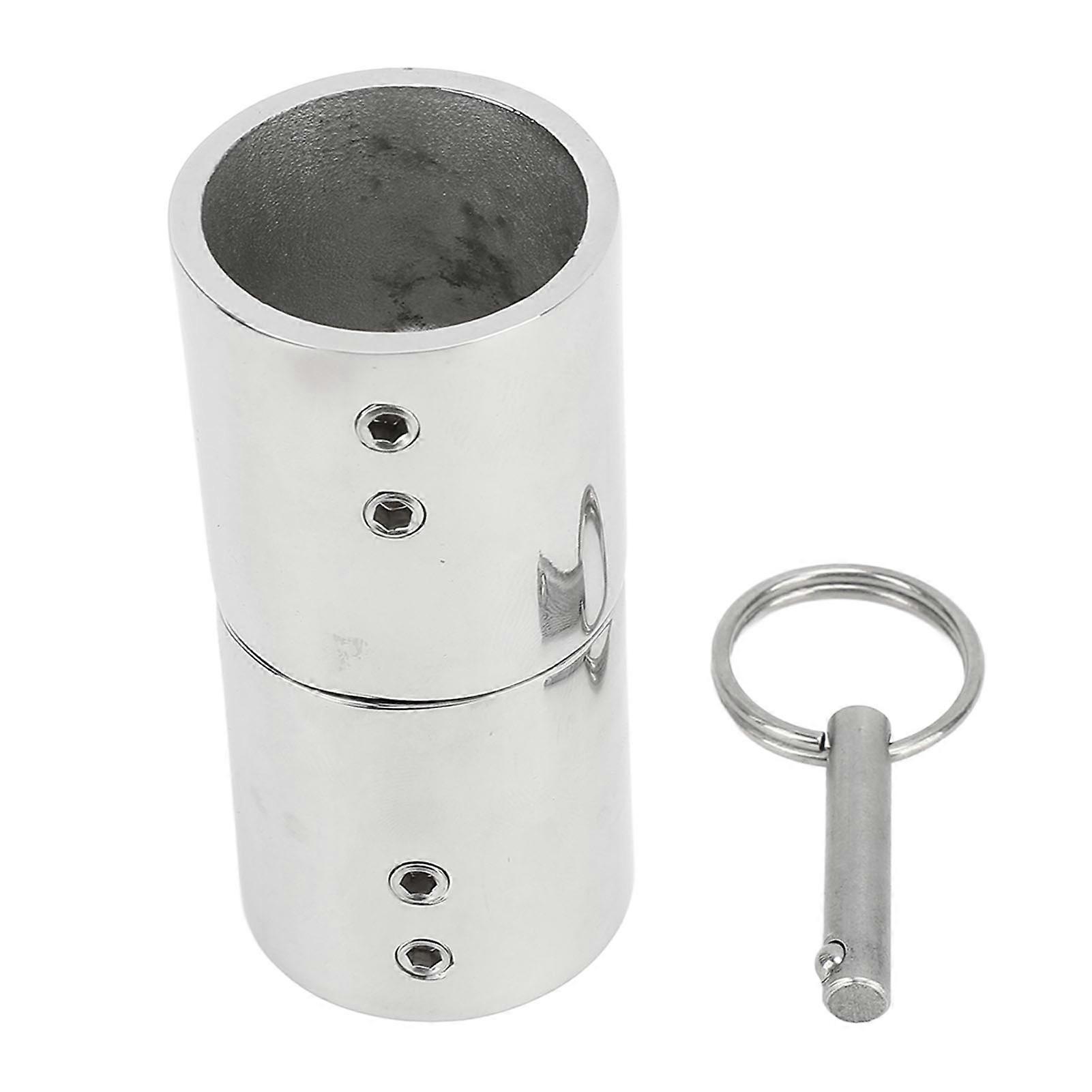 32mm Marine Grade 316 Stainless Steel Boat Hose Connector, Foldable Rotating Tube Fitting and Boat Hardware Fitting