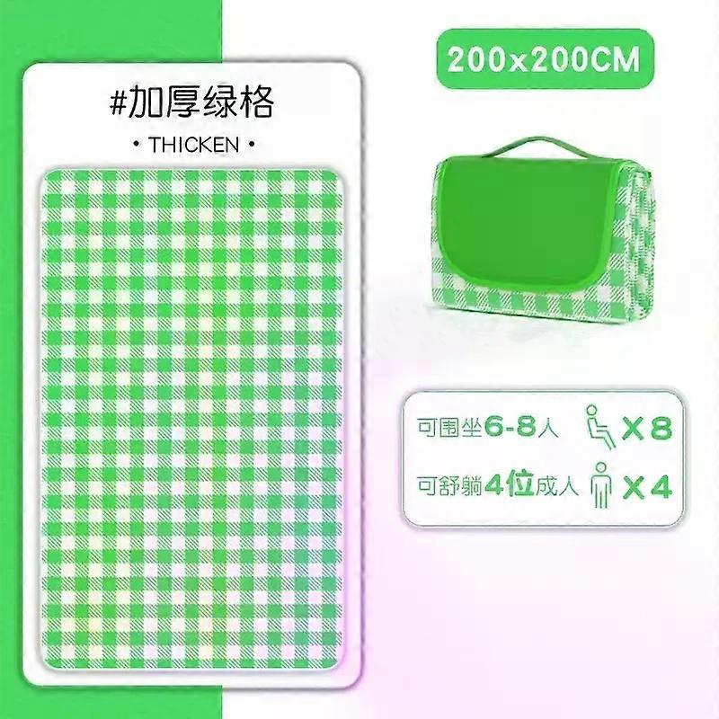 מחצלת קמפינג ניידת מתקפלת חיצונית אוהל חוף מחצלת קרקע עמיד למים מחצלת דשא עמידה בפני לחות לפיקניק טיולים קמפינג חיצוני