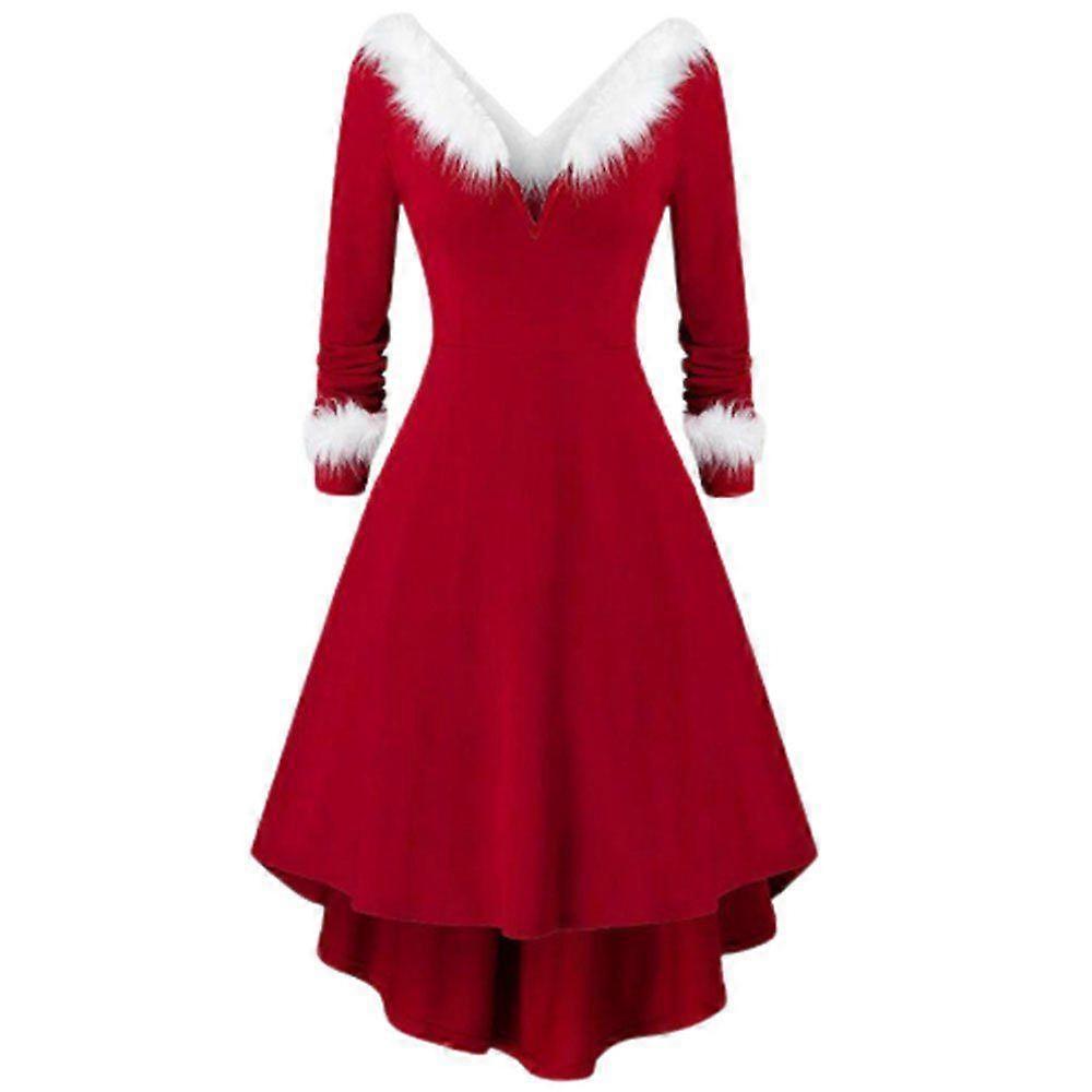 Barsinfi Christmas red dress