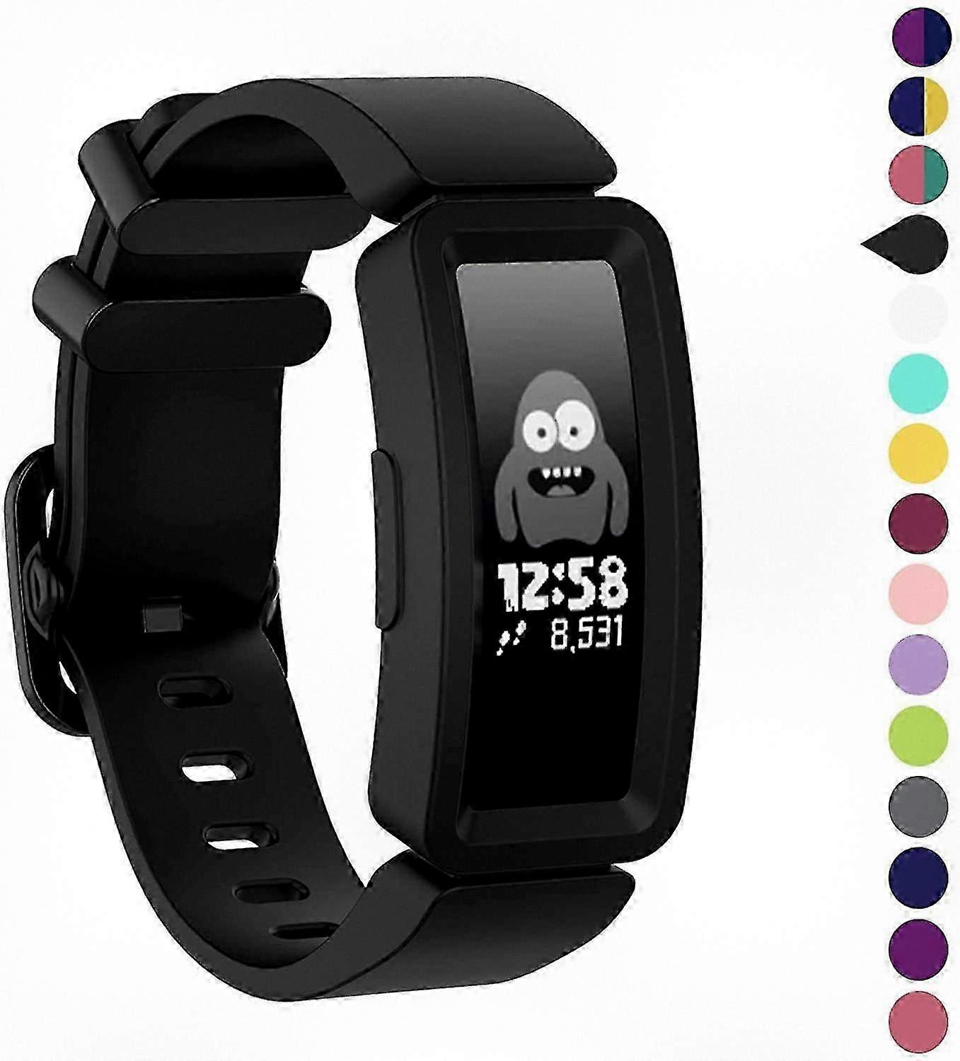 Compatible With Certain Brand Ace 2 Bands For Kids Ages 6 And Up, Soft Silicone Bracelet Accessories Watch Band Replacement Strap, Colorful