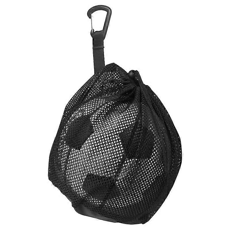 Ball Bag Drawstring Buckle Clip Net Bag, 1-Ball Basketball Backpack, Portable Ball Net For Football And Tennis