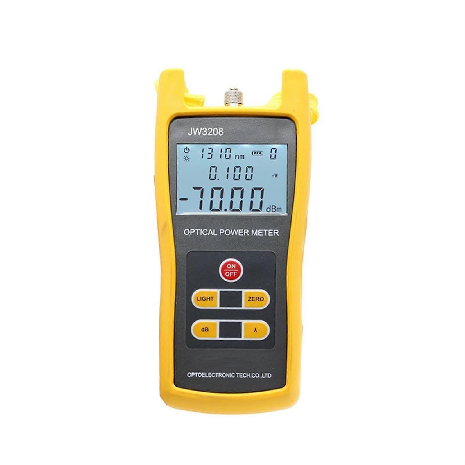 Network Cable Tester Handheld Optical Power Meter Fiber Tester JW3208A Six Band FC Universal Connector SC Adapter Head