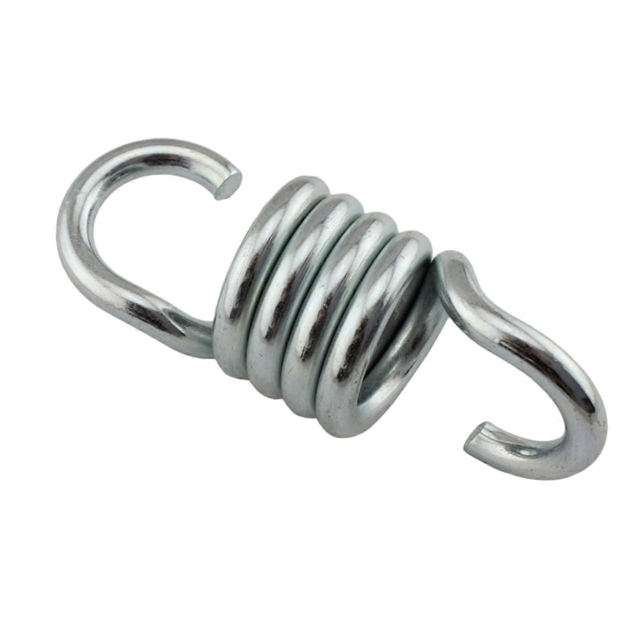Pack of 4 Chair Spring Patio Hammock Hooks Heavy Galvanised Iron Silver