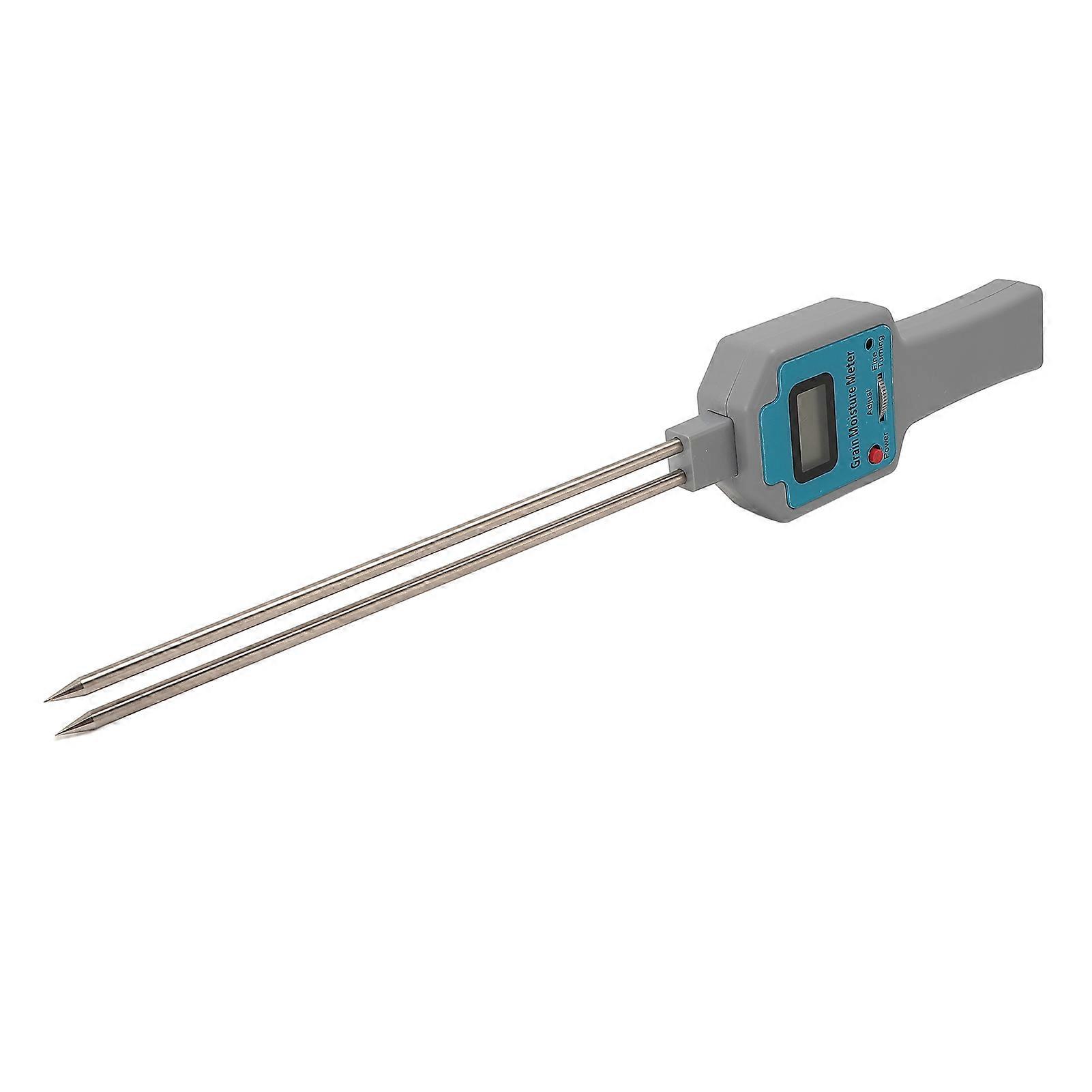 Grain Humidity Meter Accurate LCD Backlit Display Portable Grain Water Content Analyzer for Beans Rice Sorghum Wheat Corn 