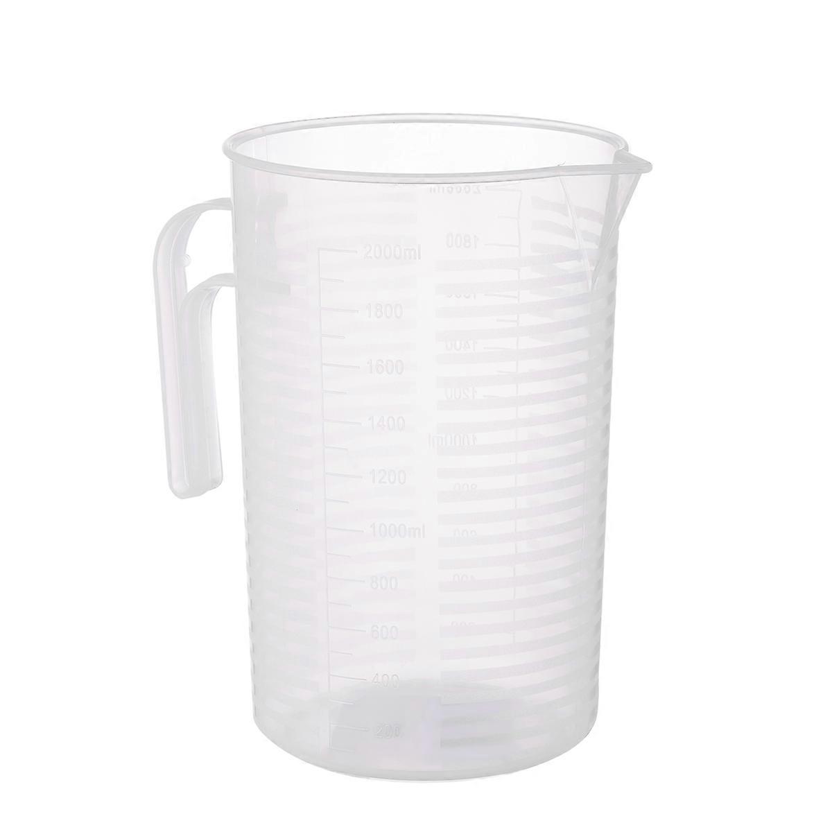 Measuring Mug for Kitchen, Transparent with Labeled Scale, Precise Pouring