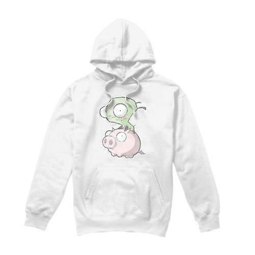 Invader Zim Mens Gir & Pig Hoodie