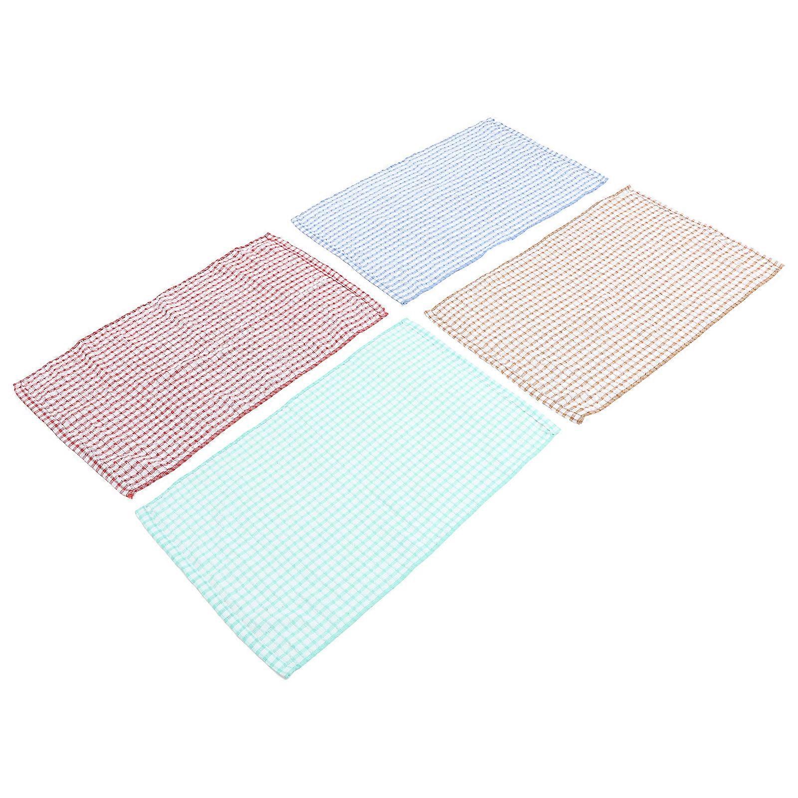 4pcs Multi Functional Water Absorbent Kitchen Towels for Dish Cleaning, Comfortable Material Included