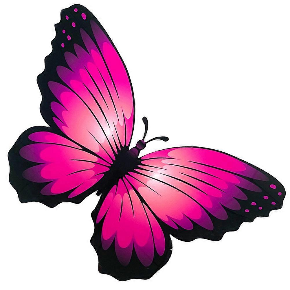 Butterfly Sticker Wall Decal Decorative 3D Effect Self Adhesive Easy to Apply for Birthday Baby Shower Nursery 40.00X26.00X0.10CM 1Pcs