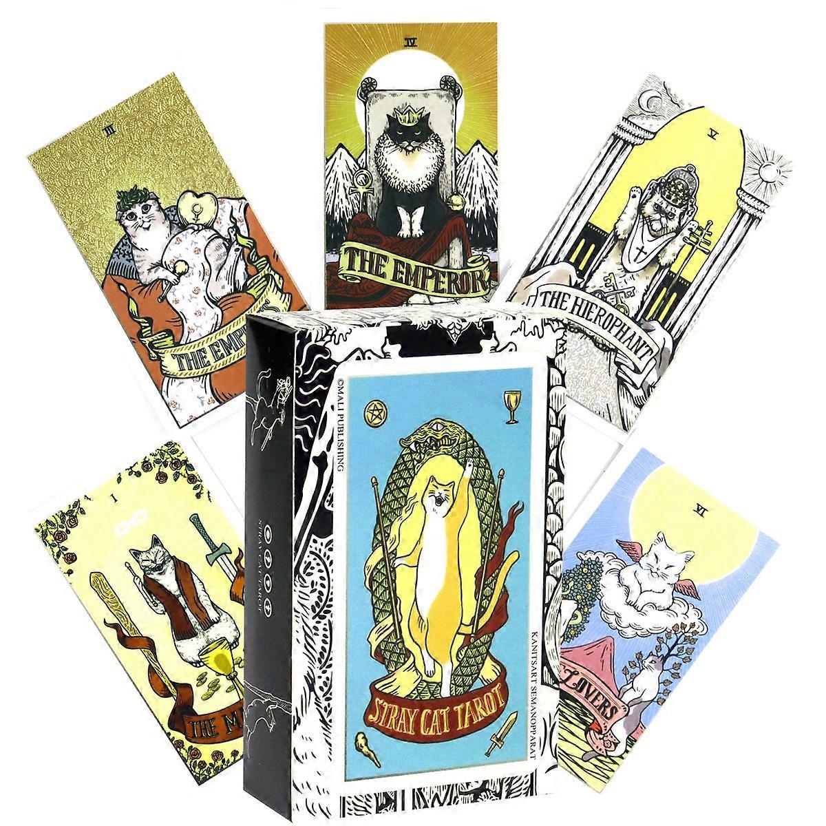 Stray Cat Tarot Deck: Thai Kitten Divination Cards Beginners