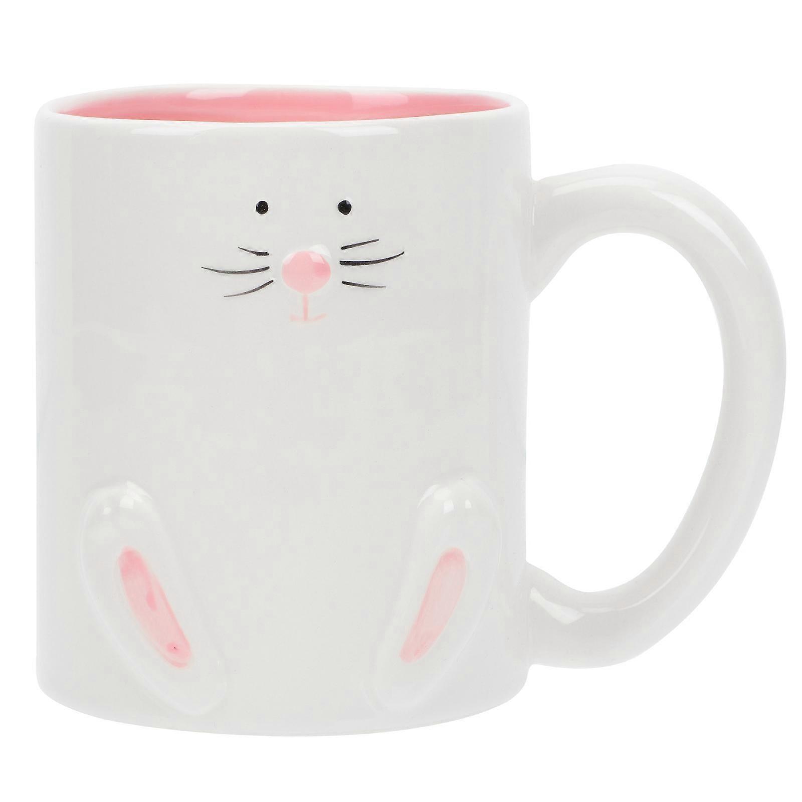 Creative Mug Nordic Style Ceramic Office Use 14x12.5cm Drinking 1Set