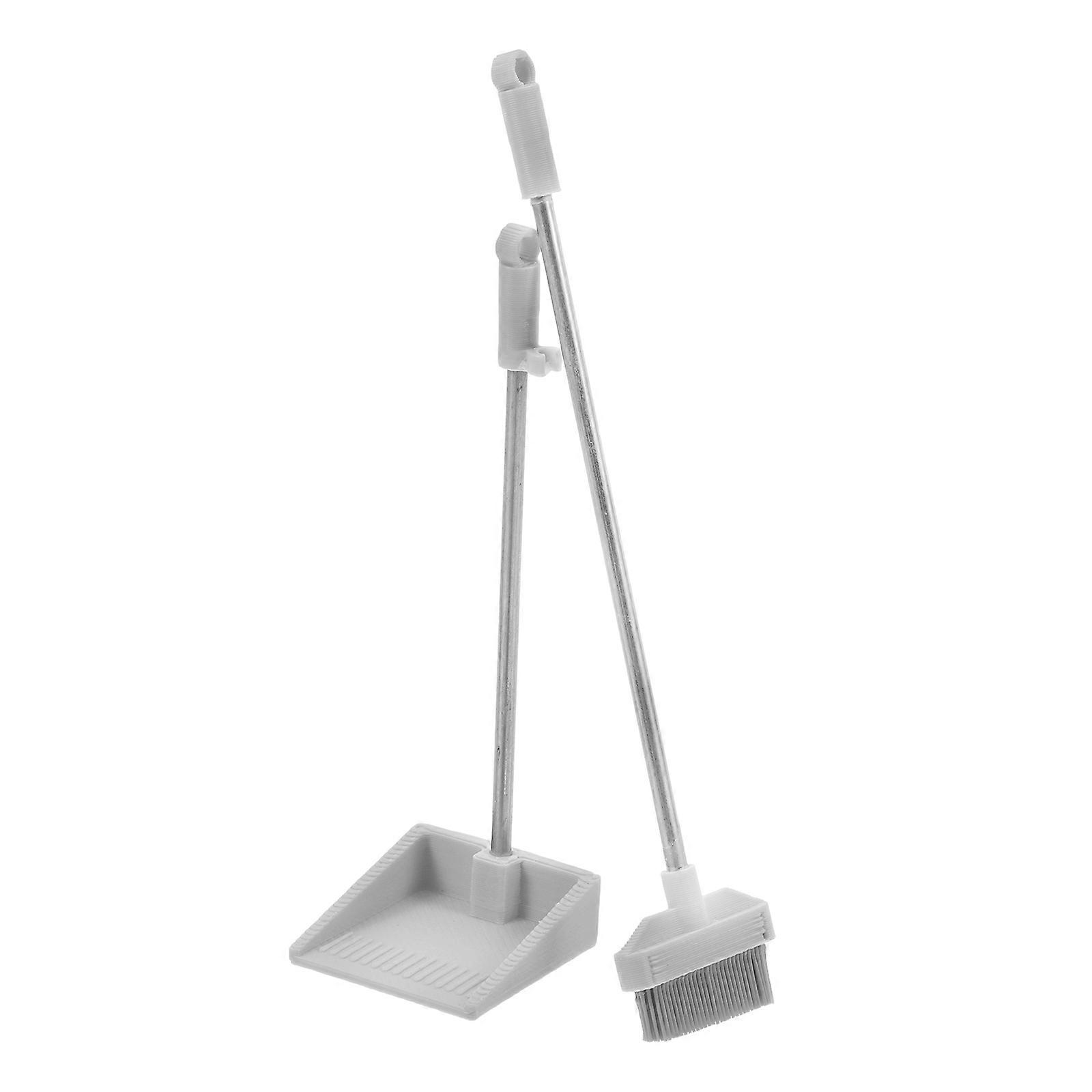 Miniature Broom And Dustpan Playhouse Decorations Material 1Set