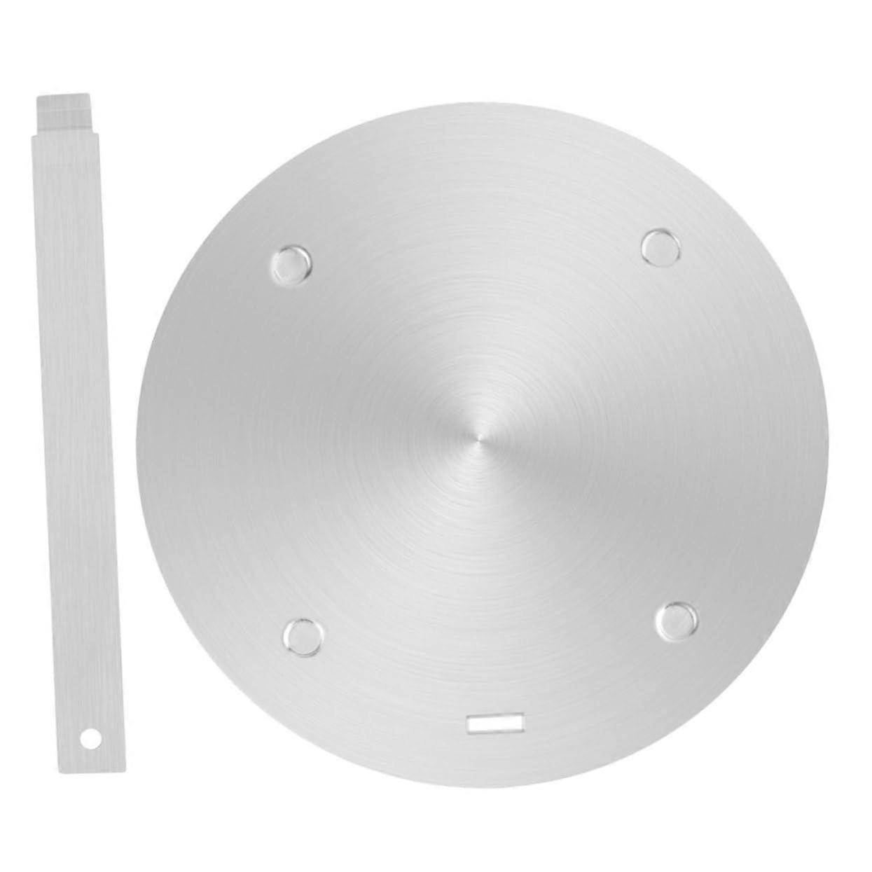 Heat Conduction Plate For Induction Cookers And Electric Hob, Silver, 1 Set, Induction Plate, Instant Steamer