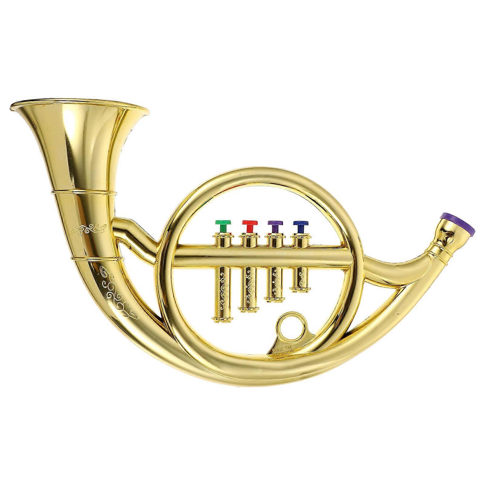 Horn Toy Toy French Horn Classroom Διδασκαλία Ηλεκτρολυτικό Υλικό 1Pack