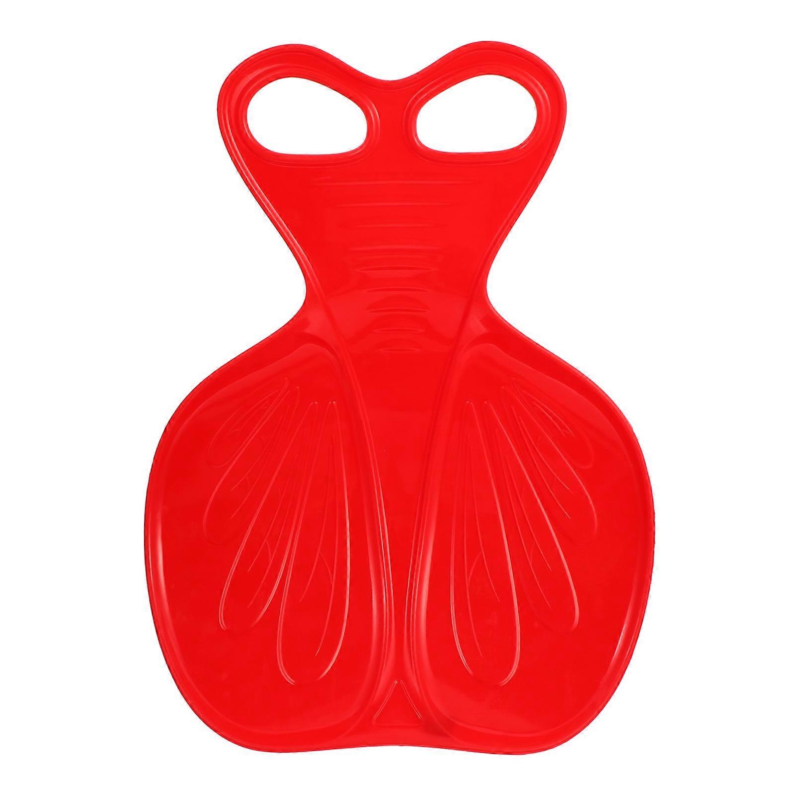 Ski Board Sliding on Sturdy Handle Red 52x39cm 1Pack