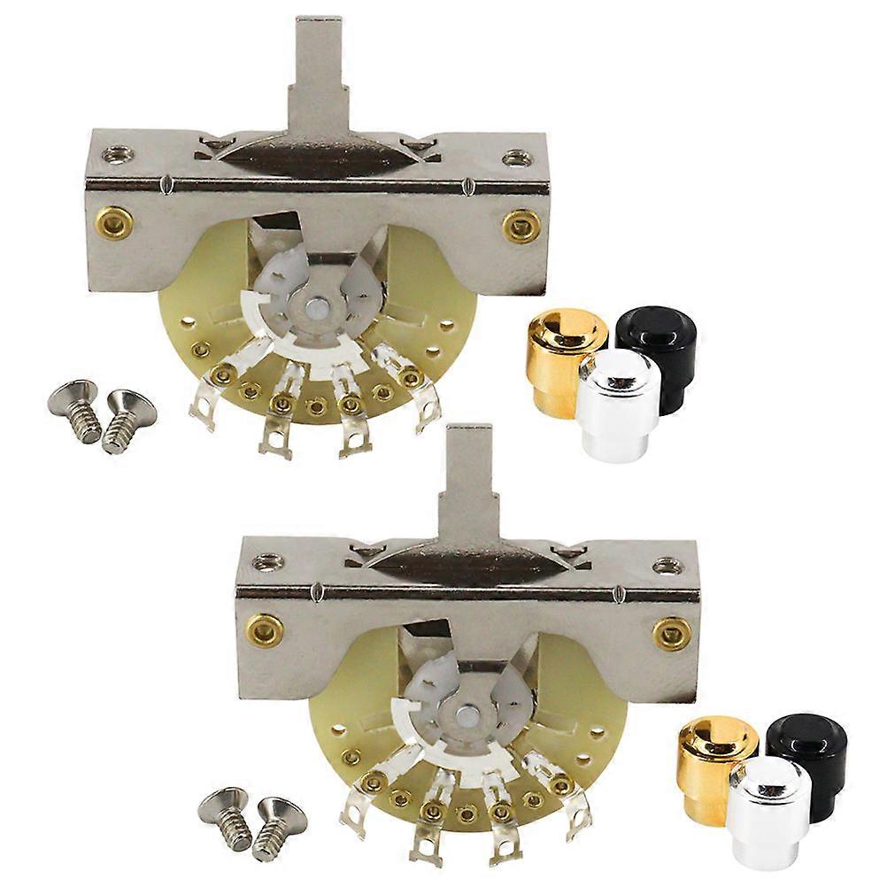 Electric Guitar Accessory Toggle Switch 5-Way Sound Effect Selector For Guitar Beginners Professionals Assorted Color 1Set