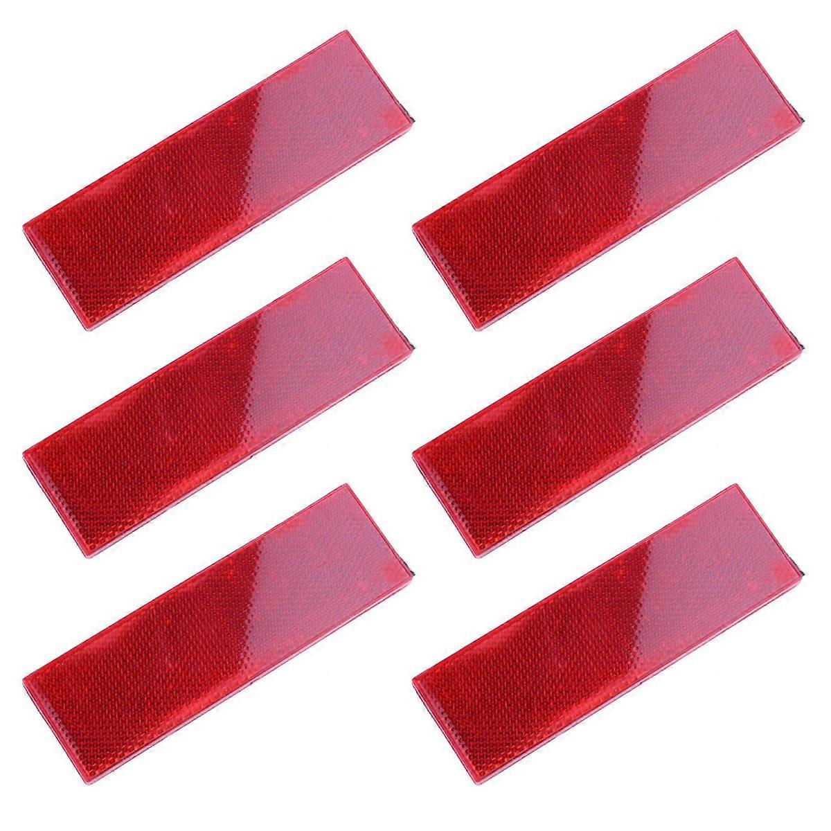 Warning Safety Reflector Stickers For Car Truck, Red