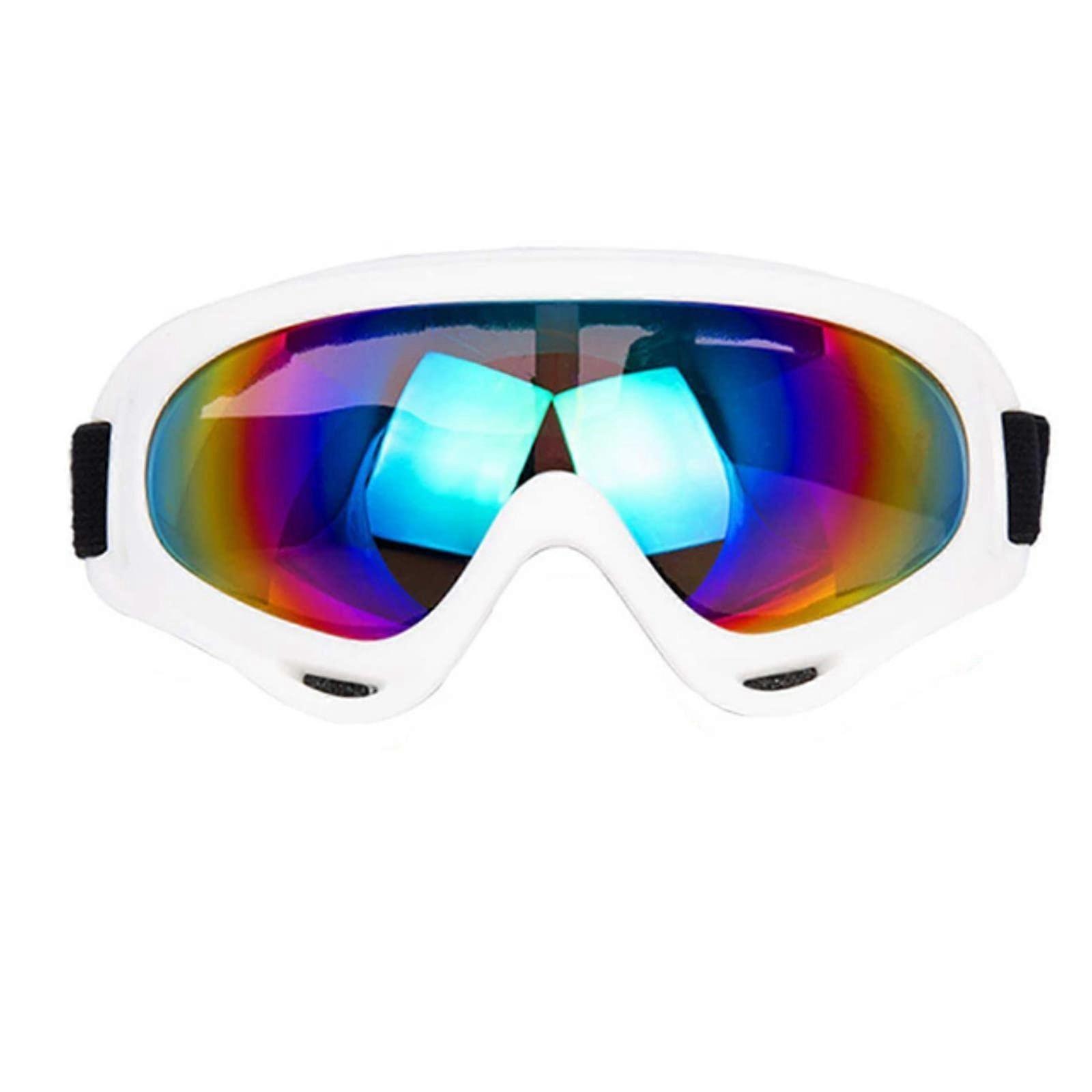 ski goggles, antifog ski goggles, candycolored, professional, windproof skate ski goggles (White Colorful) Ref: 8290