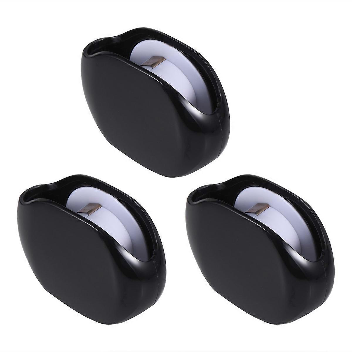 Data Cable Organizer Box Headset Storage Case Portable Travel Black 3Pcs