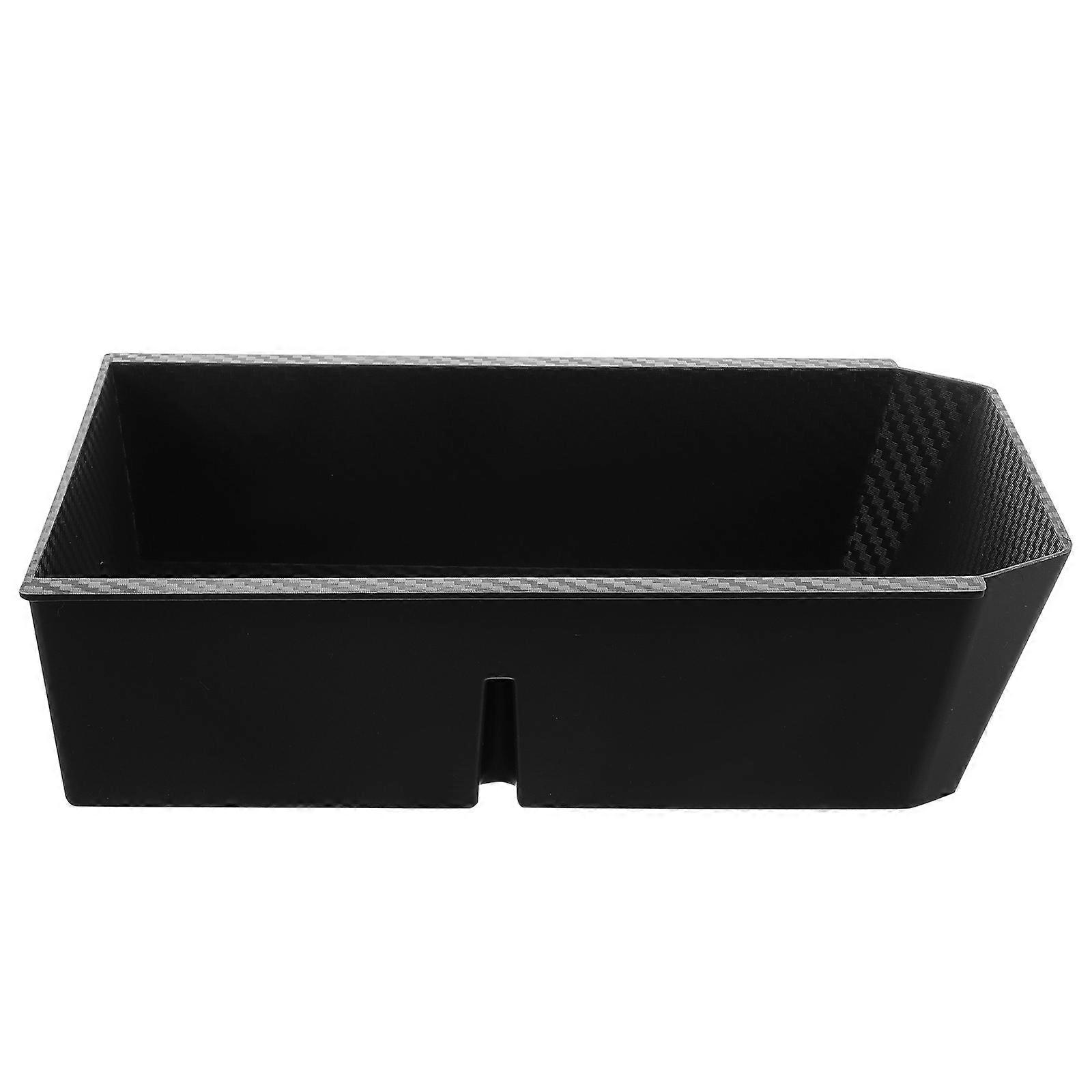 Dash Storage Tray Car Center Console Tray Black 23.70X18.80X6.20CM Storage Organization 1Set