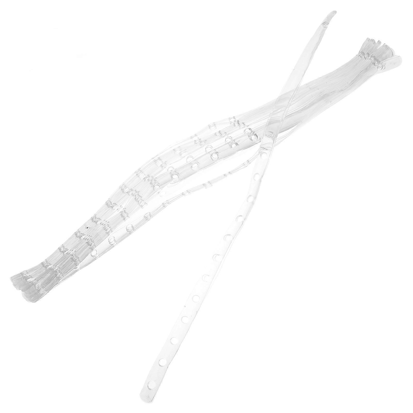 Clothes Connector Plastic Hanger Hanging Strips Closet Organization Retail Space Rectangular Home Use 20Set