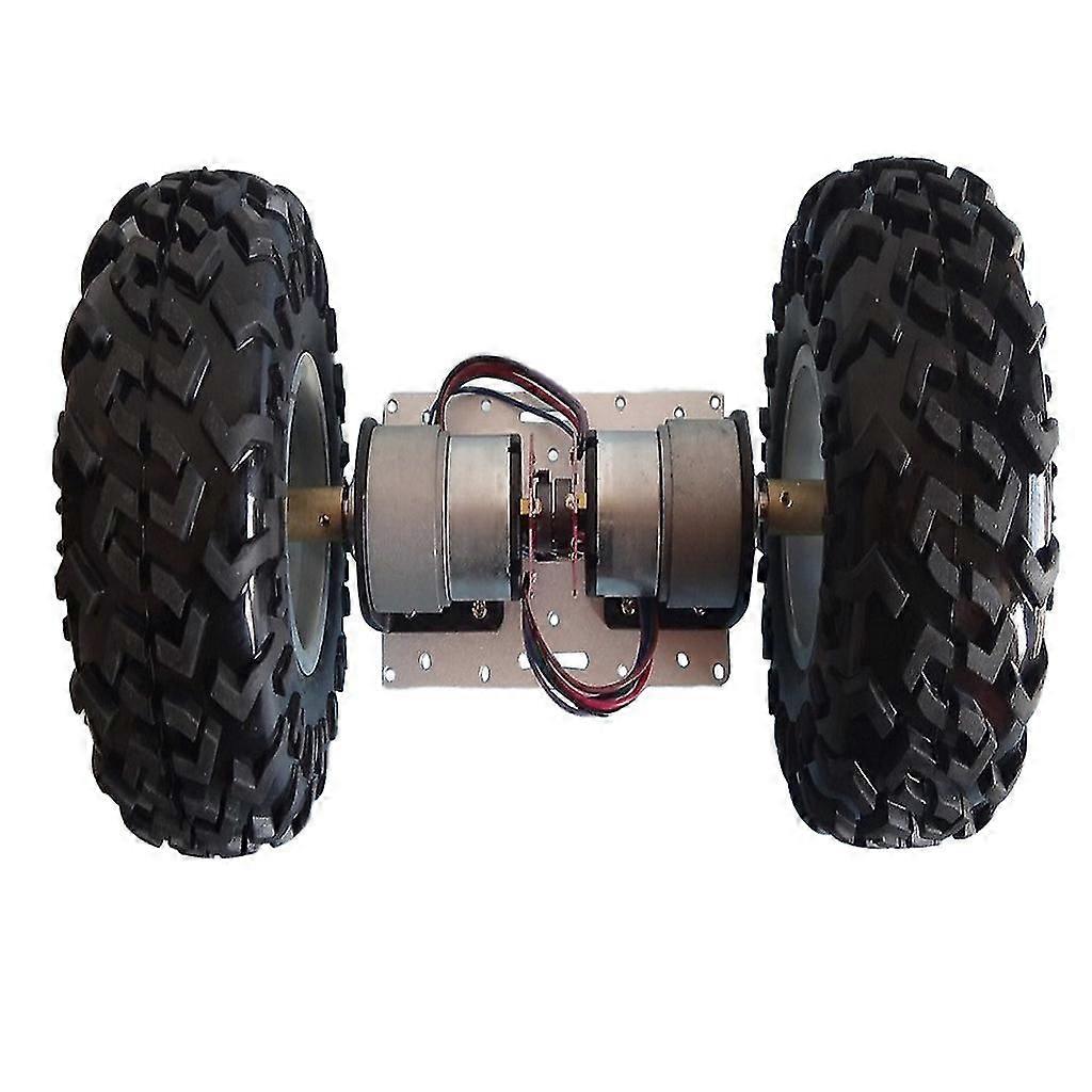 Roboter Auto Chassis Kits DC Slot Car Teile 130mm Räder für DIY, Teaching