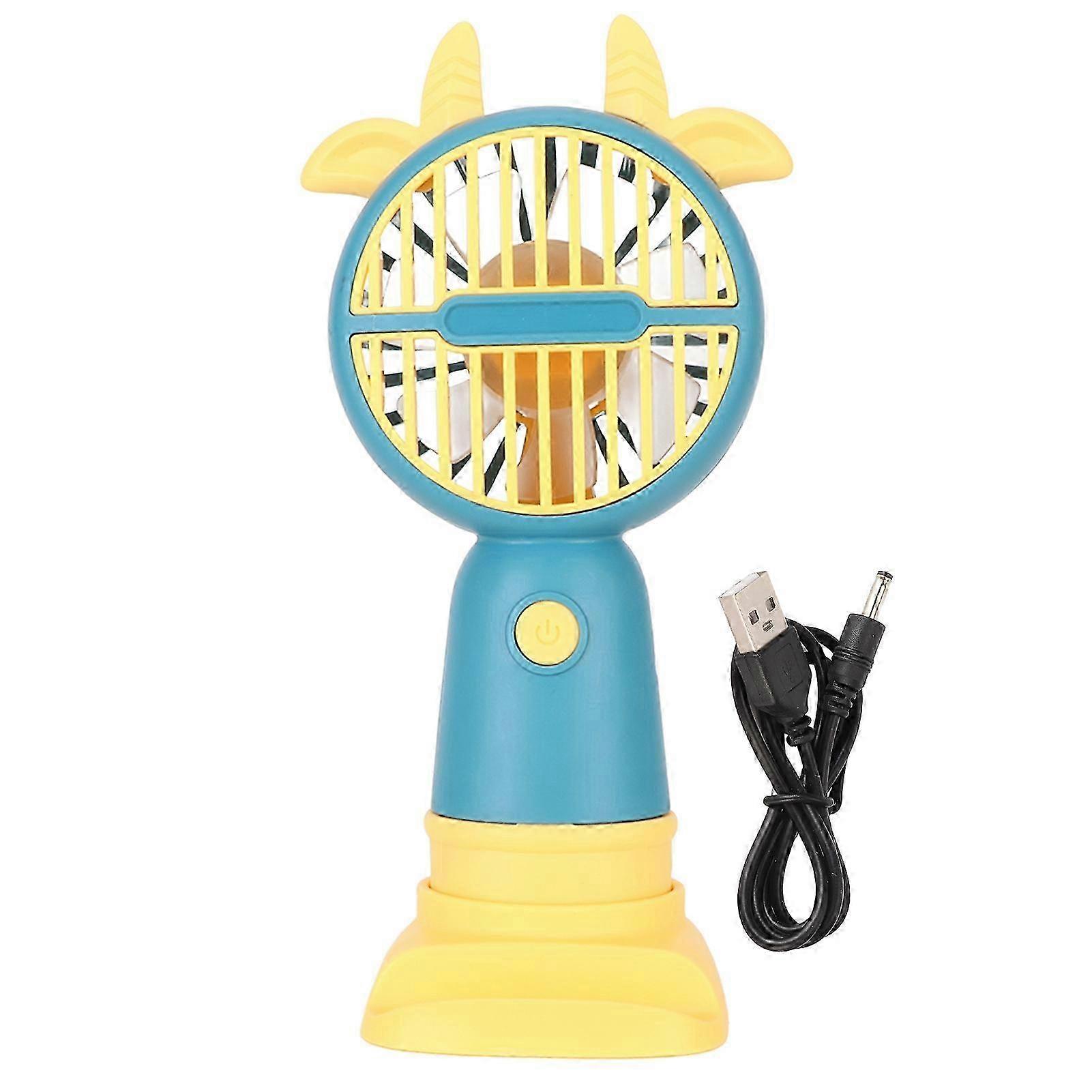 Mini USB Rechargeable Handheld Fan - Portable Desk Fan for Students