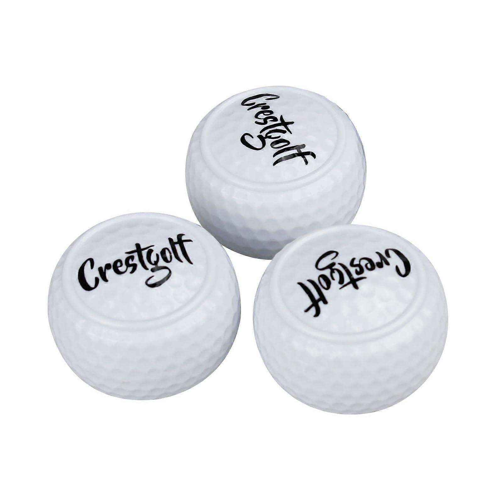 Flat Golf Training Ball, Two-layer Practice Ball for Swing Putter, High-quality Practice Balls for Precision and Technique