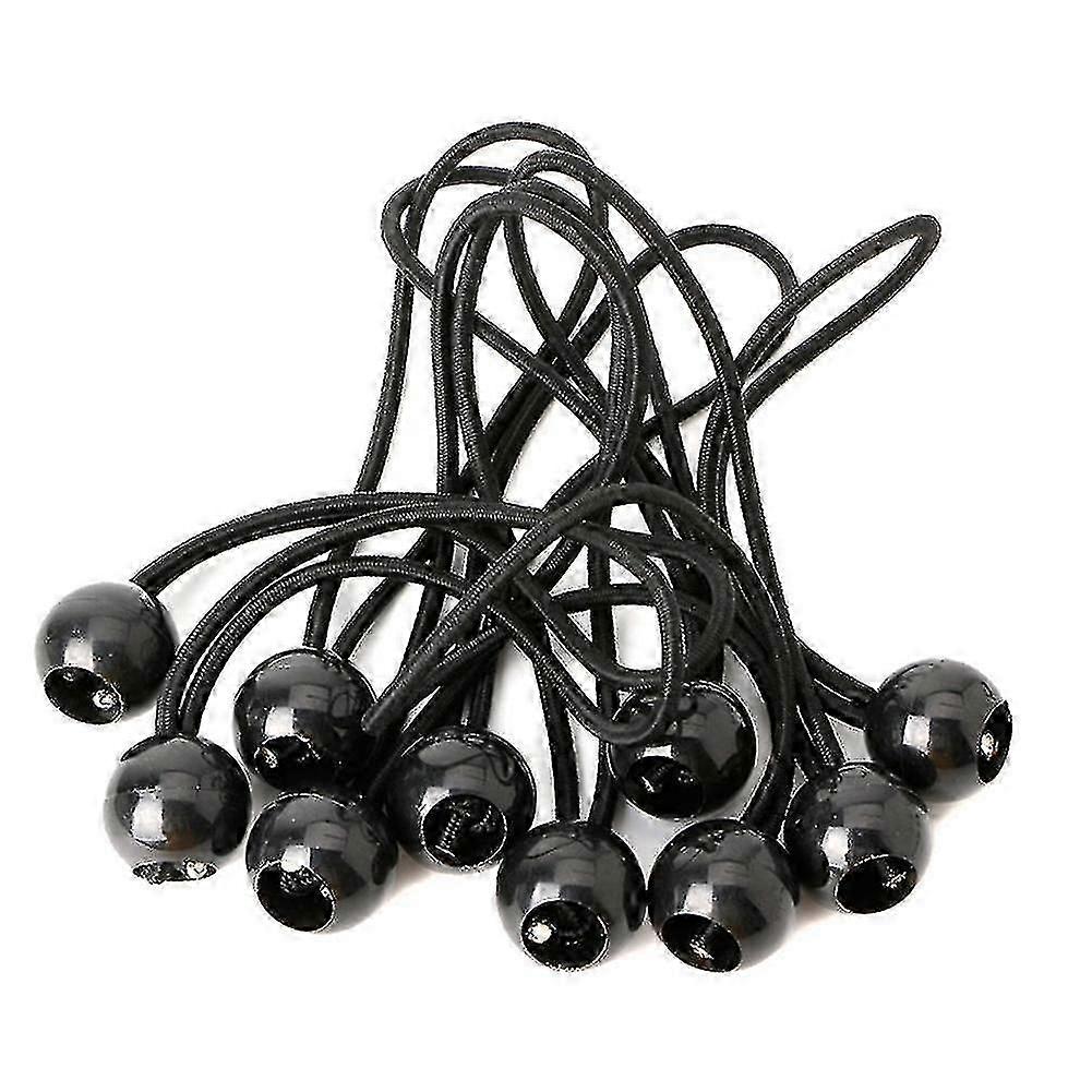 50pcs Plastic Ball Head Elastic Cords for Tent Trampoline Baggage Use