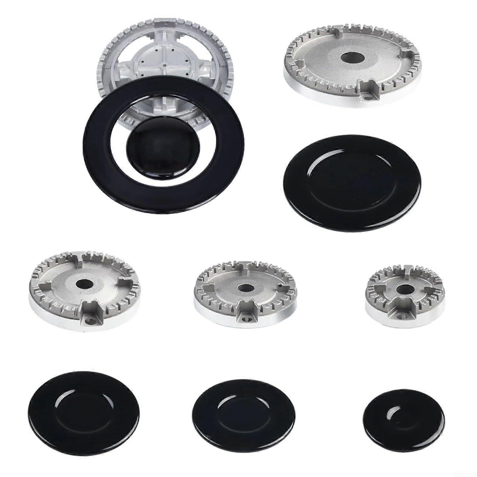 Flat Iron Cover Set for Sabaf Cookers, Flame Divider Set for Gas Burners, Complete Kitchen Accessory, Oven and Hob Compatibility