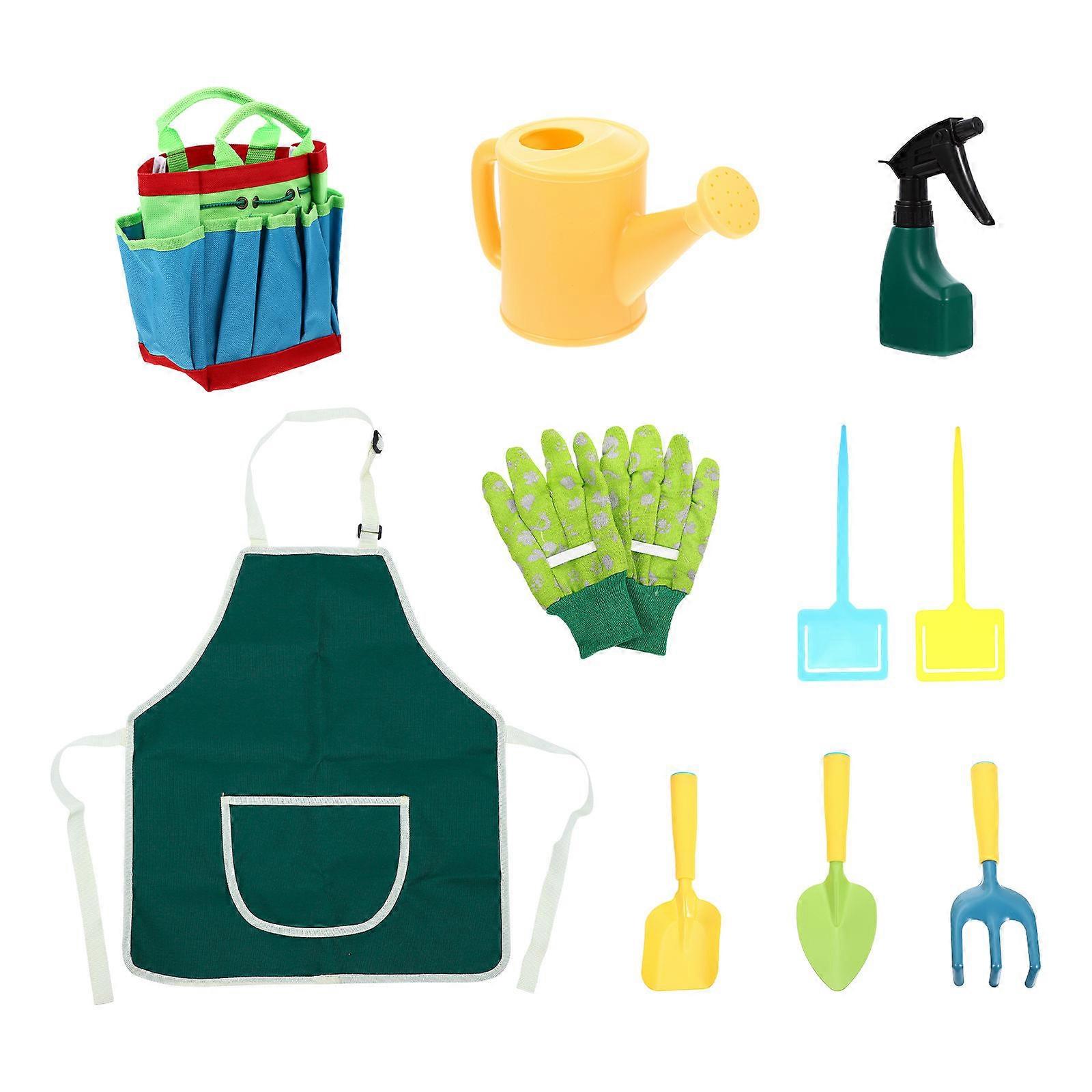 Gardening Tool Kids Pretend Gardening Mini Complete Tool Set Assorted Color 21X25CM 1Set