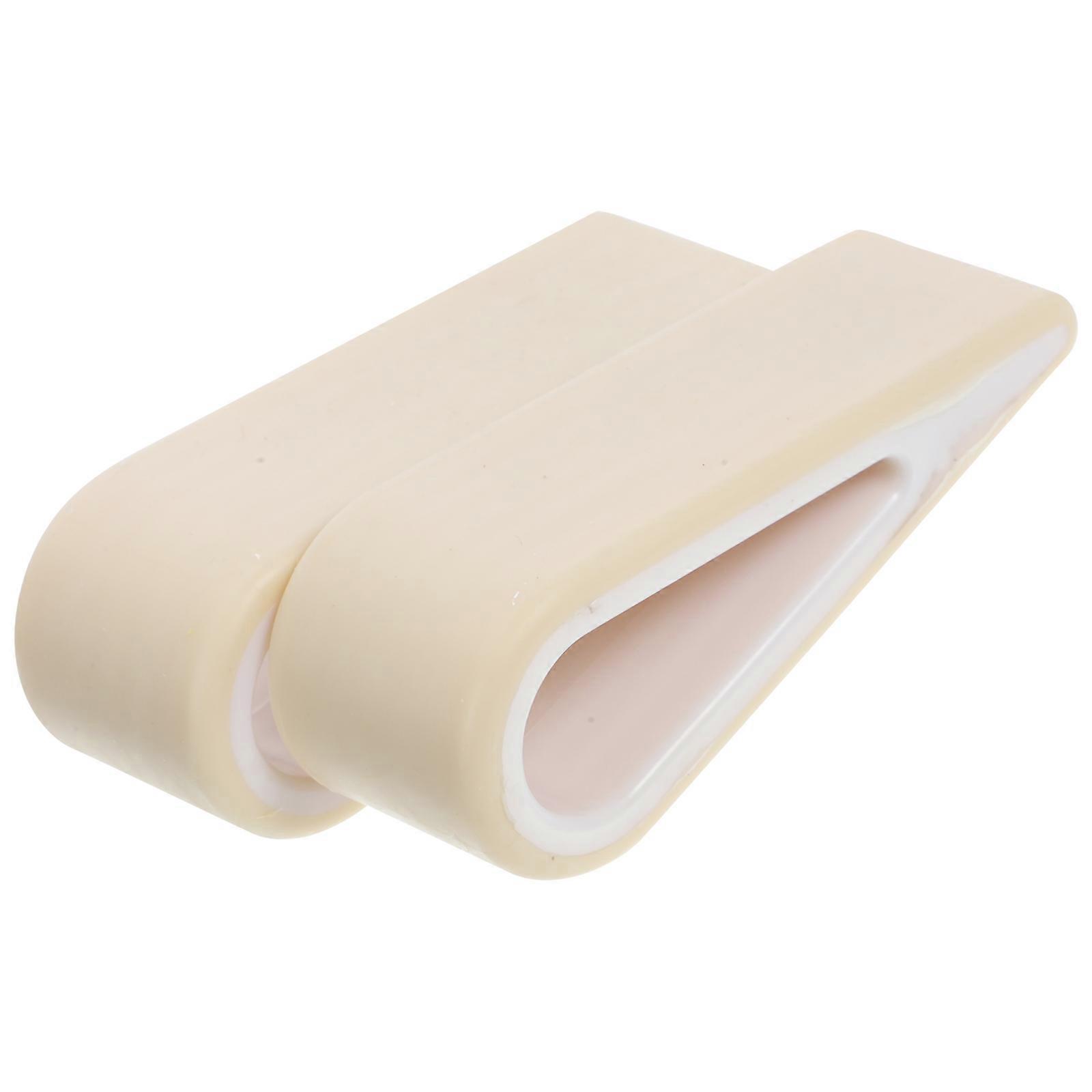 Computer Stand Silicone Laptop Stand for 2Pcs White Durable Material