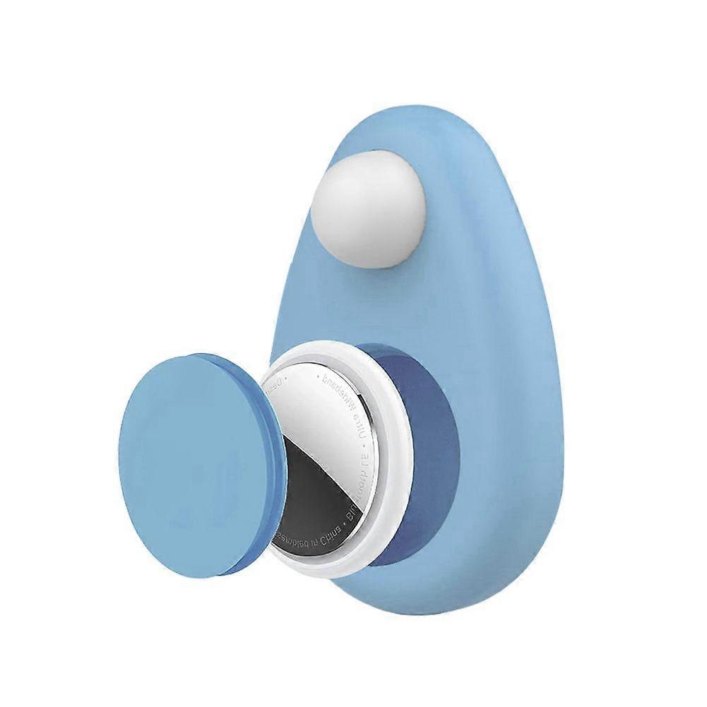 Kids Silicone Waterproof Holder for Hidden GPS Tracker Case with Pin Blue
