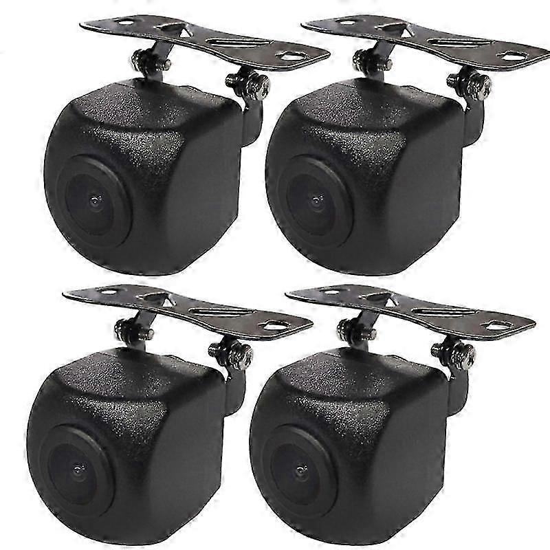 4Pcs HD Wireless Car Rear View Backup Camera Fit For iPhone Android 175 Wide View