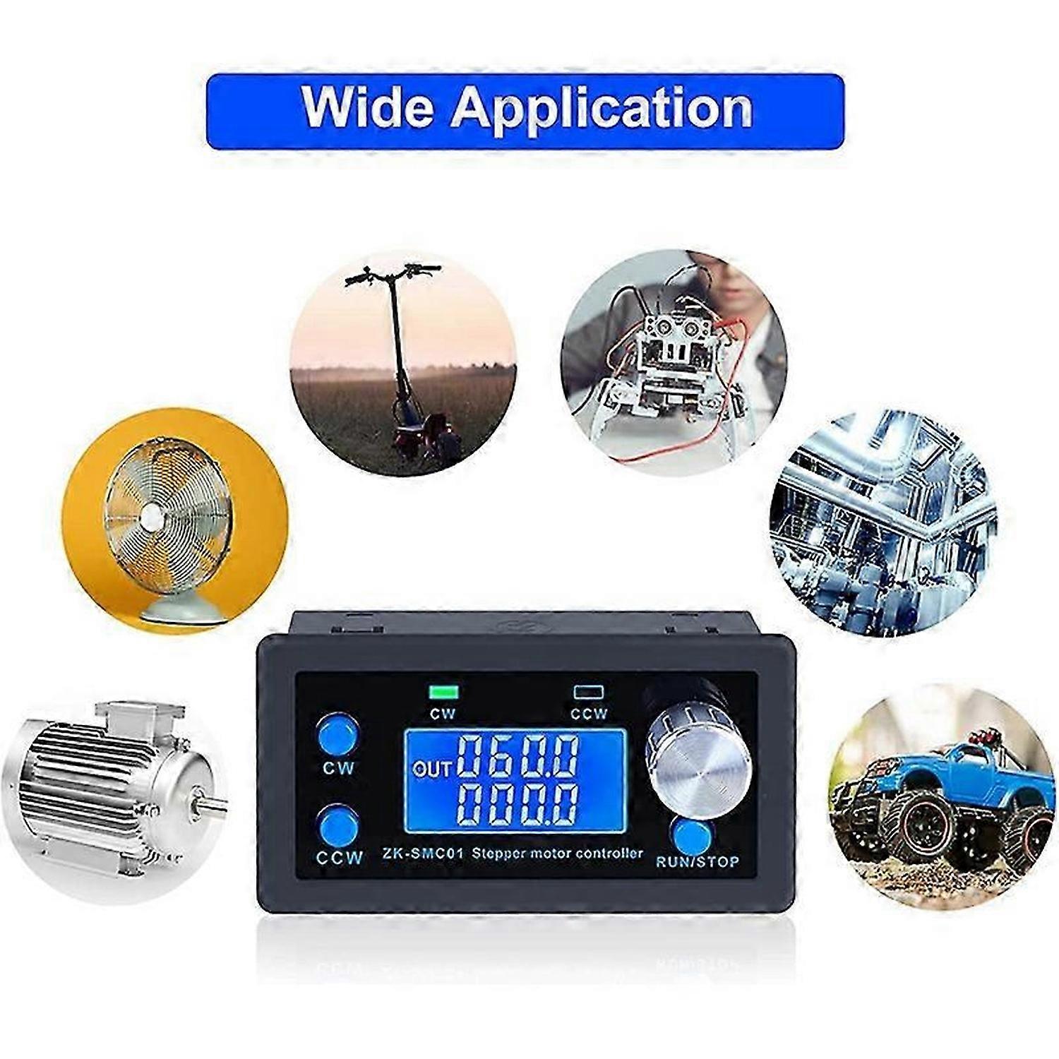 DC 5-30V CNC-Schrittmotor-Controller, einstellbares Schrittmotor-Steuermodul mit HD-Display für