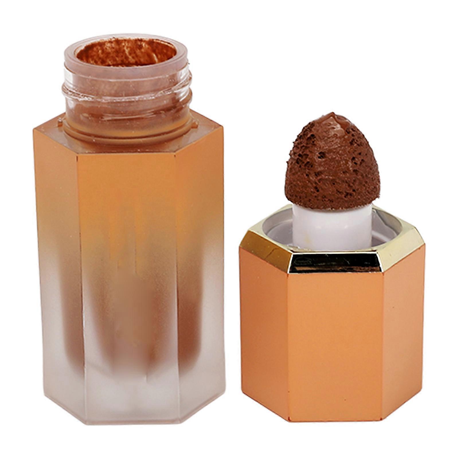 Bronzer Contour Liquid Shading Blendable Long Lasting Moisturizing Makeup Liquid Bronzer with Cushion Applicator