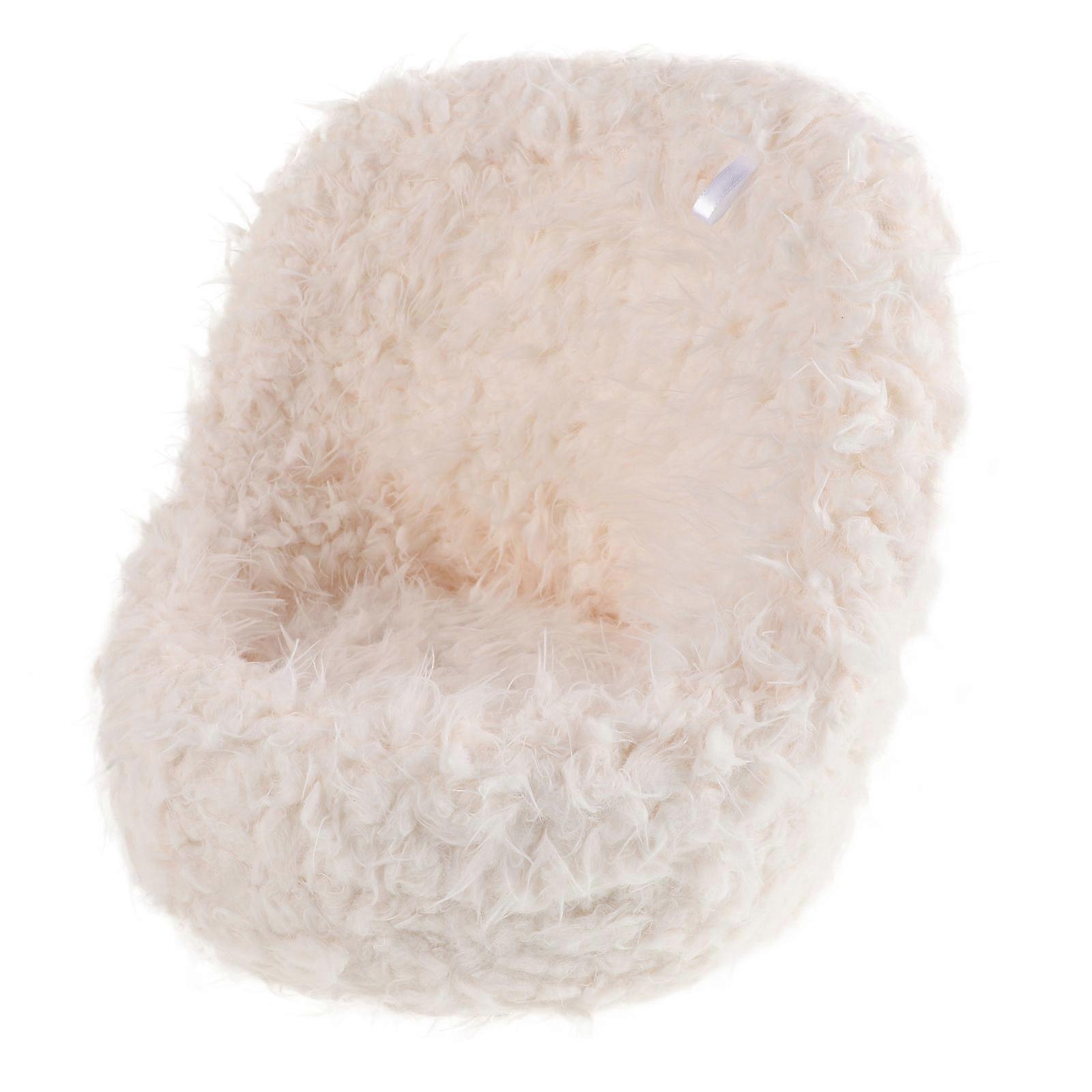 Baby Photography Bed Newborn Chair Props For Photoshoot Portable Sofa Shape White Color Soft Design Safety Support for Newborns 1Pack