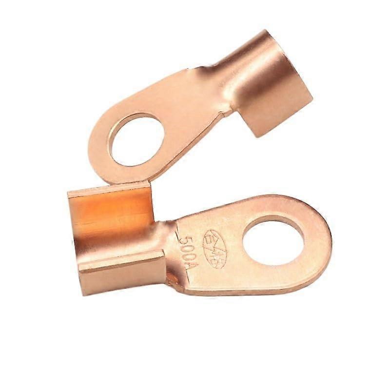 Wire Terminal OT Type Open-End Copper Crimp Terminal Lug for 300-1000A Cables, 800A Battery Wire Connector, 1 Piece