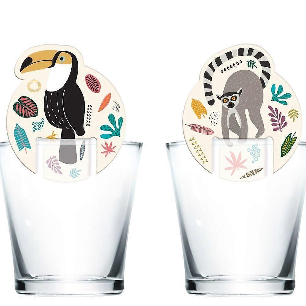Zoo Party Drink Toppers