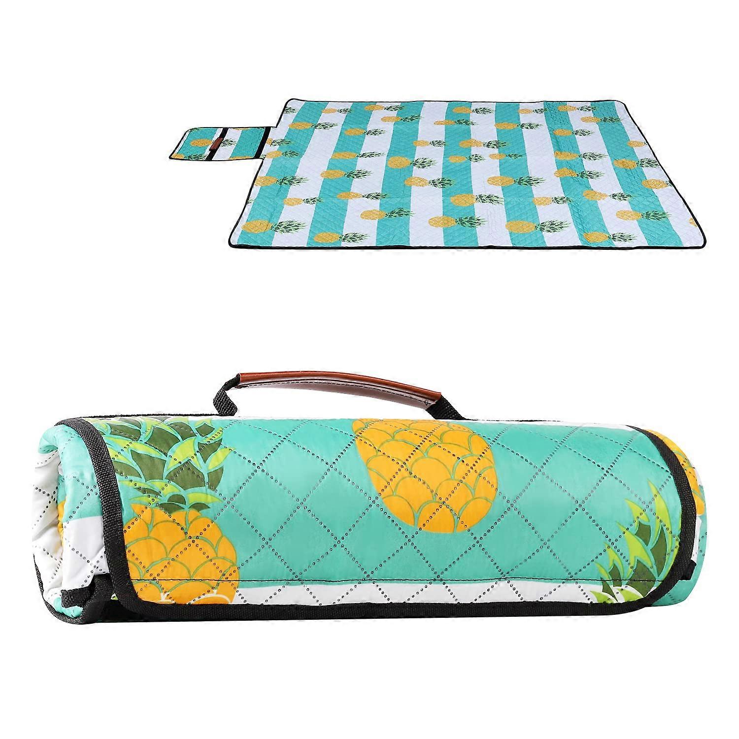 170 x 140 cm Picnic Blanket, Washable with Handle, Outdoor