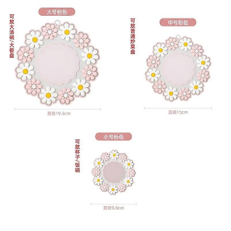 Silicone Hot Pads for Kitchen Countertop - Heat Resistant Mat Set