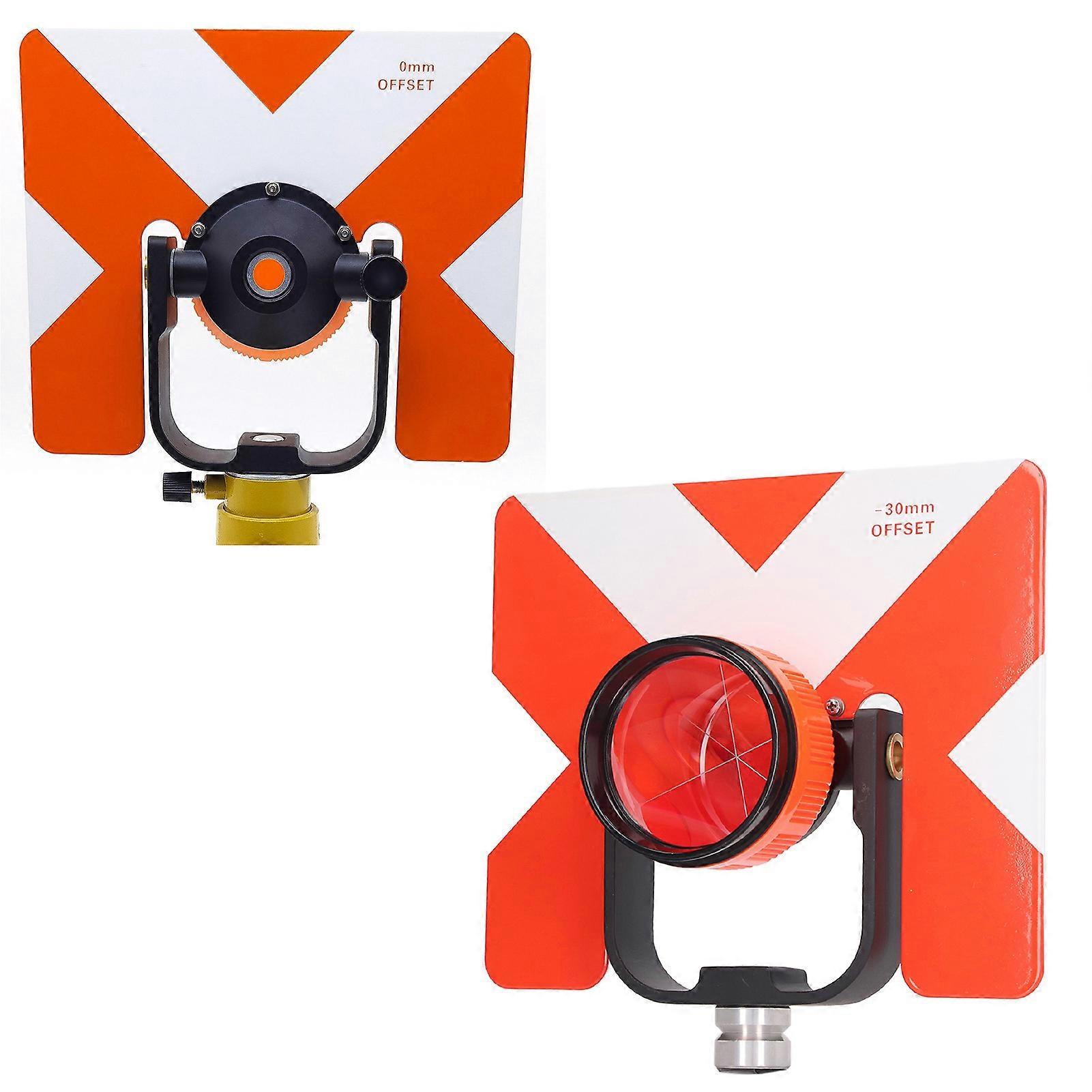 Single Tilt Prism Survey Prism 64mm Effective Diameter 0 Or ‑30mm Lens for Total Station