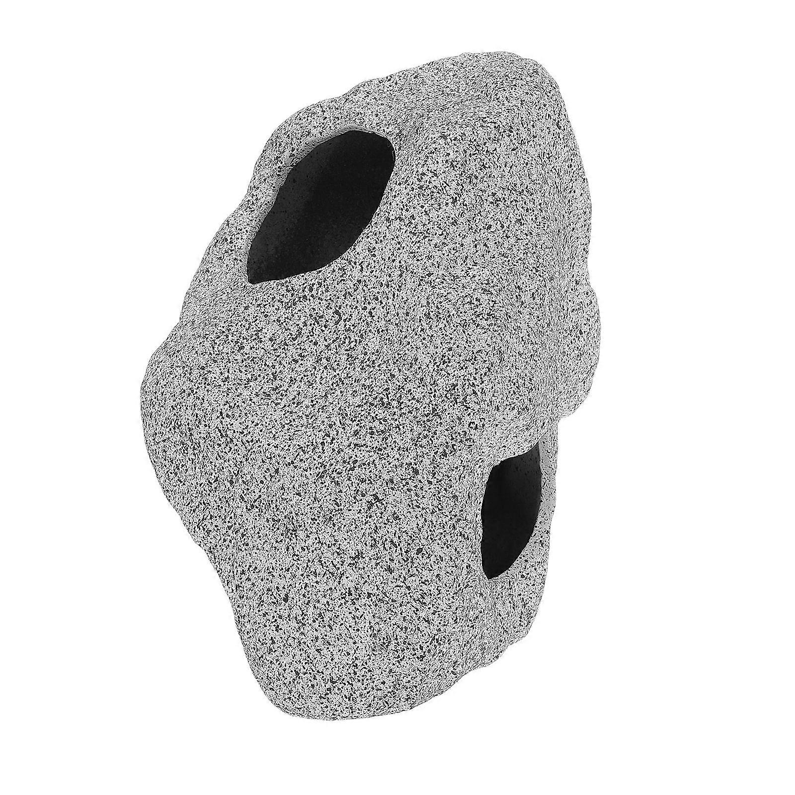 Durable Aquarium Decor Fish Cave Hideout Artificial Rock Shrimp Cave for Fish Tank