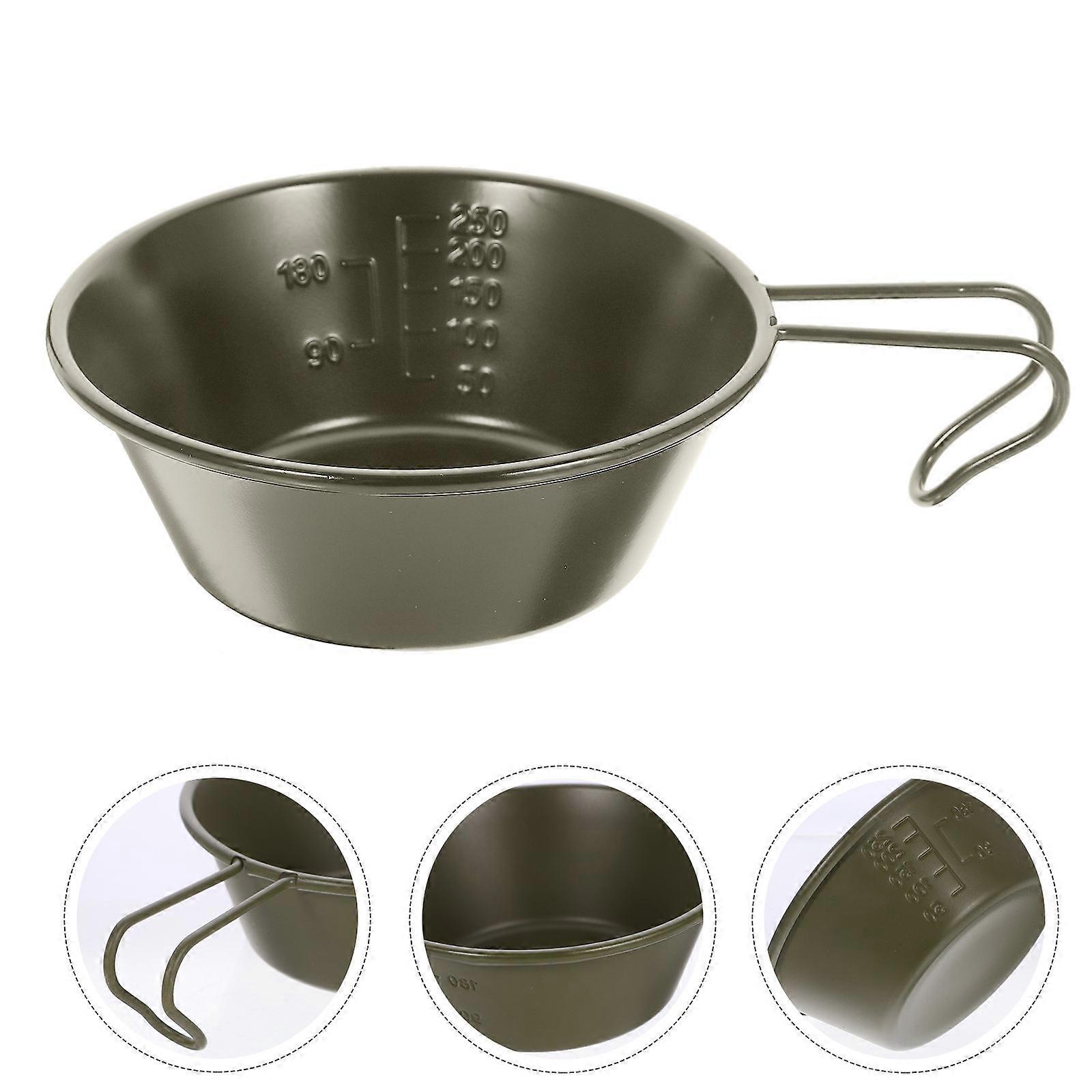 Camping Bowls with Handle Picnic Break Resistance 6.7×4.7×1.8in 1Pack