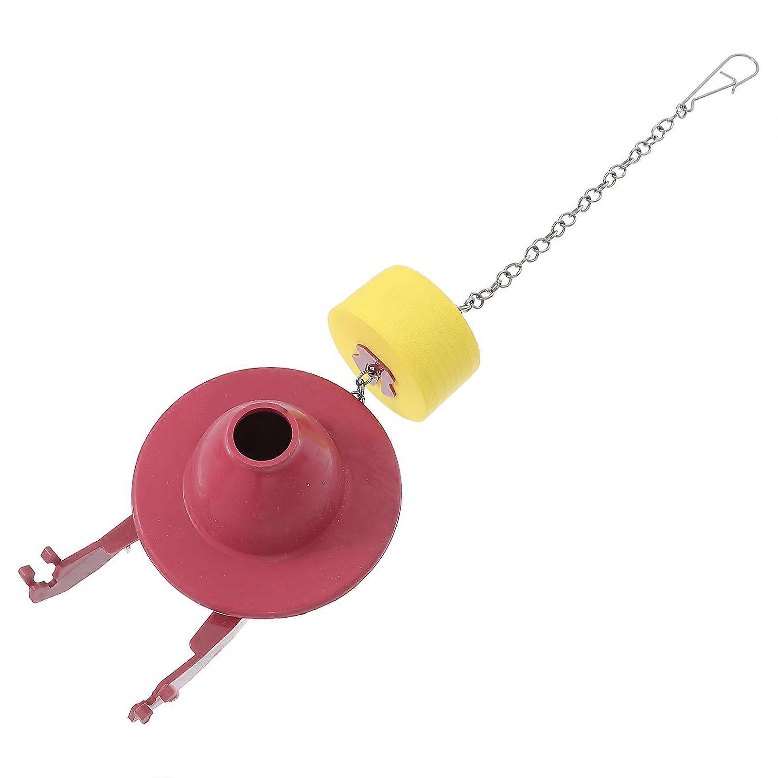 Toilet Tank Flapper Cover in Red Rubber for Maximum Flush Efficiency and Water Saving 1pc