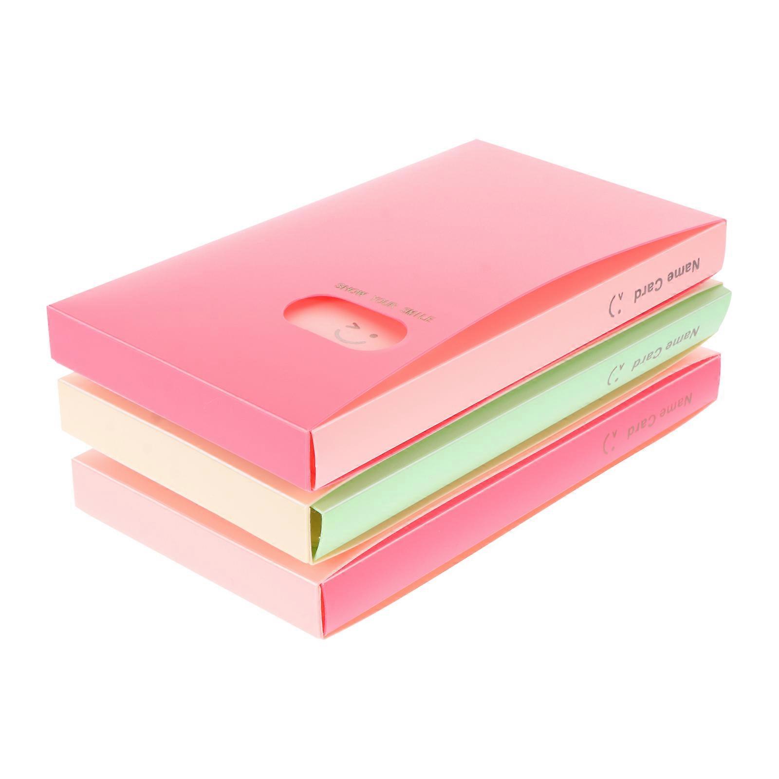 Small Picture Album Plastic Home Use Beige 3Pcs Tool Collectors