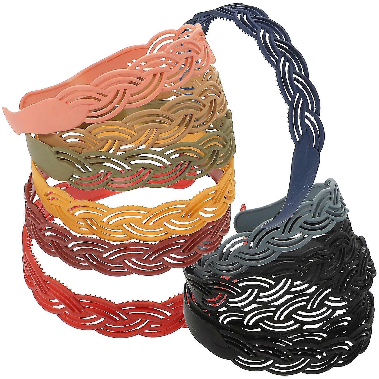 Fashion Headbands Teeth Design 12pcs Plastic Material For Women Hair Fixing